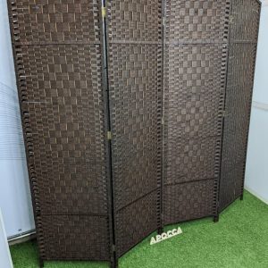 Ширма из ротанга венге 4 секции 180*200