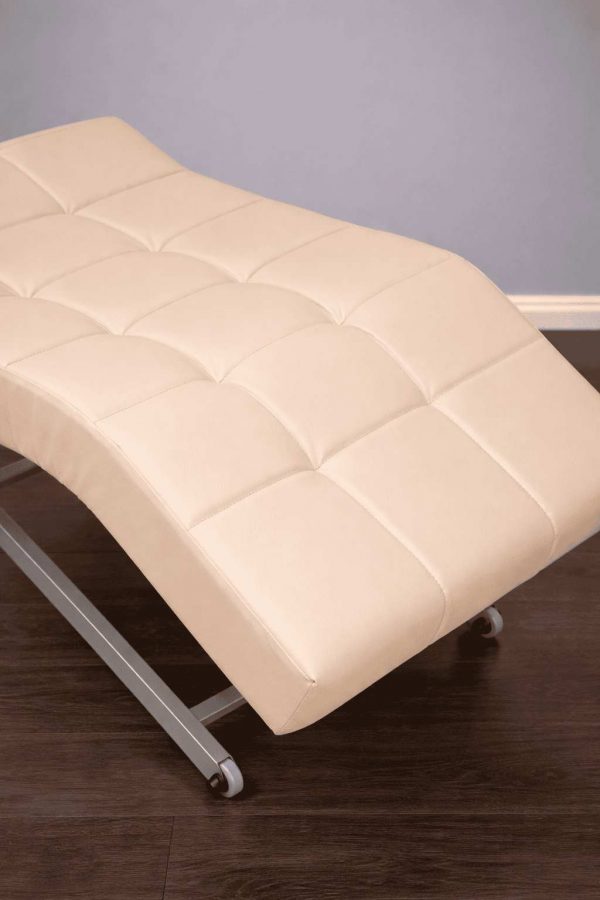 Анатомическая кушетка электрическая Loft 1 без регулировки секций. велюр, кожа