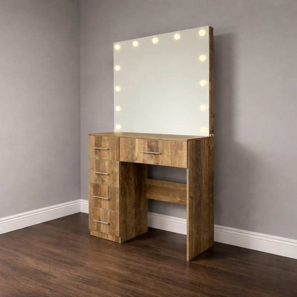 Гримерное зеркало 5 ящиков Классик