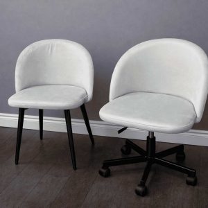 Комплект стул мастера и клиента -Черри-