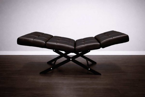 Кушетка анатомическая “Лофт” с регулировкой секций. велюр, кожа