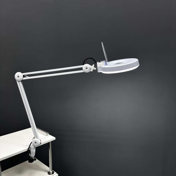 Лампа-лупа на струбцине LED К-5