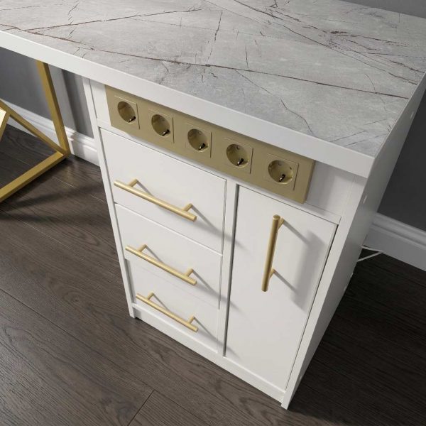 Маникюрный стол -Голд-