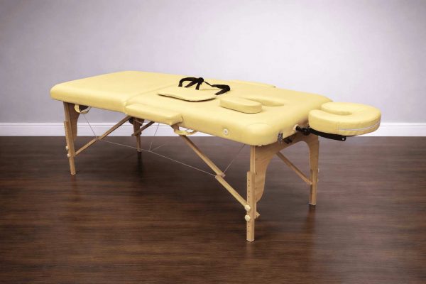 Массажный стол складной деревянный 2-х секционный