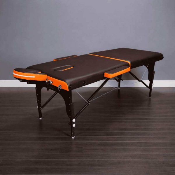 Массажный стол складной деревянный 2-х секционный
