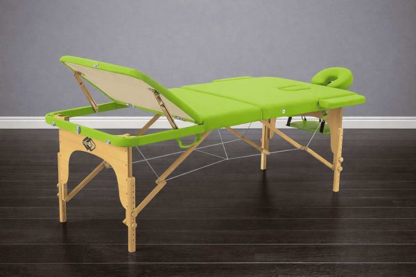 Массажный стол складной деревянный 3-х секционный