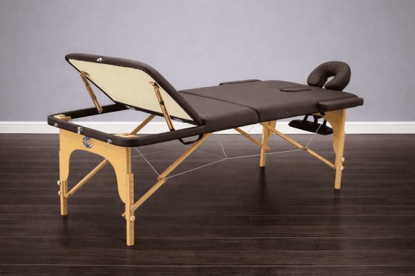 Массажный стол складной деревянный 3-х секционный