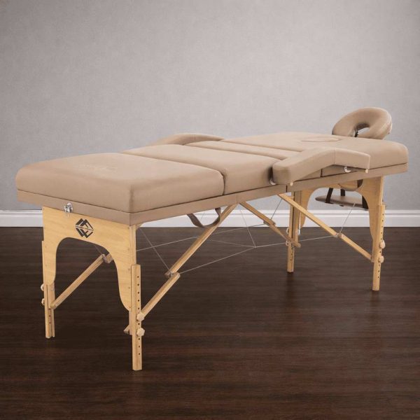 Массажный стол складной деревянный JF-Tapered (МСТ-141) с ру