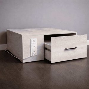 Подиум подставка с ящиком и розетками