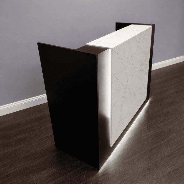 Стойка администратора ресепшен с навесом Formas с ящиками