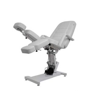 Кресло педикюрное ЭЛЕГАНТ 3 с 3 моторами обивка премиальная цвет белый
