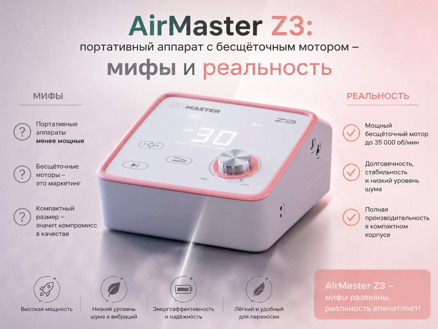 AirMaster Z3: портативный аппарат